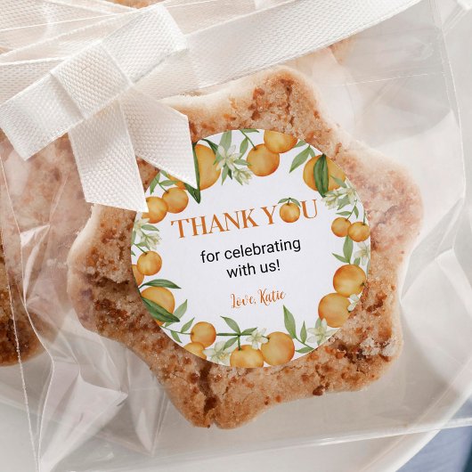 Little Cutie Waterverf Sticker Labels Verjaardag