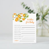 Little Cutie Wishes for Baby Card (Staand voorkant)