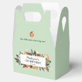 Little Cutie wordt een 1e verjaardagsfeestje FA Bedankdoosjes (Geopend)