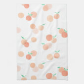 Little Cuties - oranje keukenhanddoeken (Verticaal)