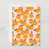 Little Cuties Twins Baby shower Invitation Kaart (Achterkant)