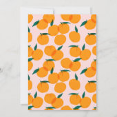 Little Cuties Twins Baby shower Invitation Kaart (Achterkant)