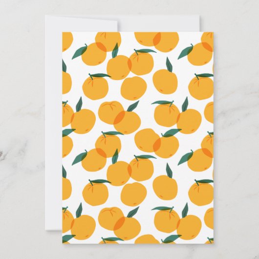 Little Cuties Twins Baby shower Invitation Kaart (Achterkant)