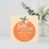 Little Cuties wordt een Oranje Kinder eerste verja Kaart (Staand voorkant)