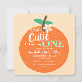 Little Cuties wordt een Oranje Kinder eerste verja Kaart (Voorkant)