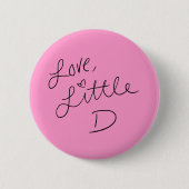 Little D Ronde Button 5,7 Cm (Voorkant)