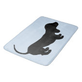 Little Dachshund Design Bath Mat (Gekanteld)