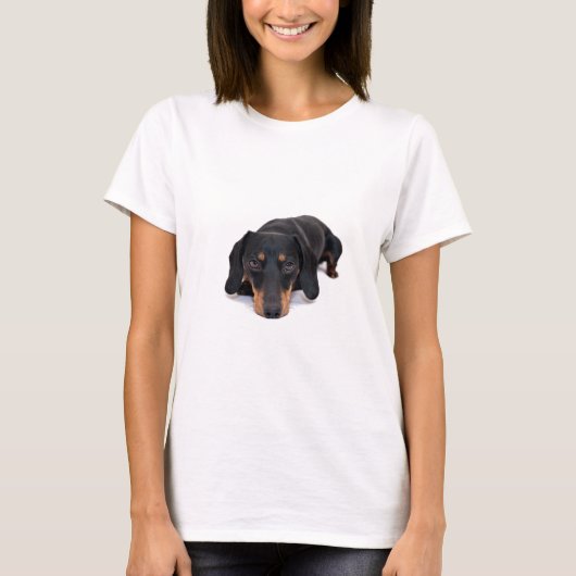 Little Dachshund Dog T-shirt (Voorkant)