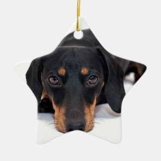 Little Dachshund Keramisch Ornament