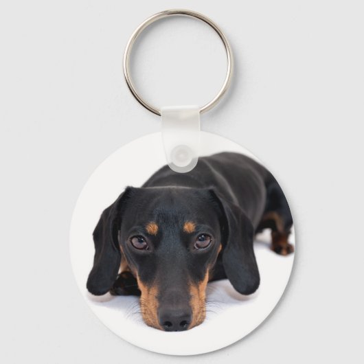 Little Dachshund Sleutelhanger (Voorkant)