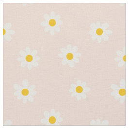 Little Daisies - soft apricot Stof