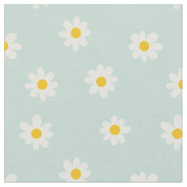 Little Daisies / soft teal Stof