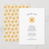 Little Daisy baby shower bedankt (Voorkant / Achterkant)