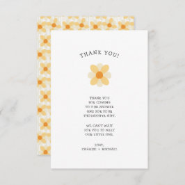 Little Daisy baby shower bedankt