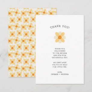 Little Daisy baby shower bedankt