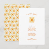 Little Daisy baby shower bedankt (Voorkant / Achterkant)