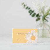 Little Daisy Baby shower Luier Raffle Ticket (Staand voorkant)