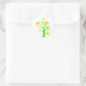 Little Daisy Bouquet Ronde Sticker (Tas)