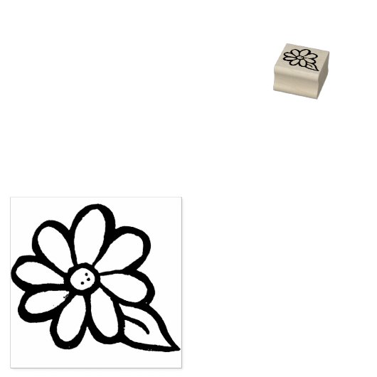 Little Daisy Rubberstempel (Gestempeld)