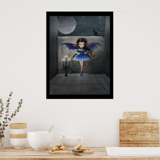Little Dancer Gothic Vampire Fairy Poster (Keuken)