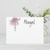 Little Dancer Number One Bedankt (Staand voorkant)