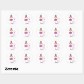 Little Dancer Ronde Sticker (Vel)