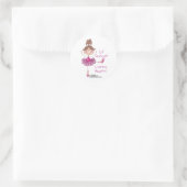 Little Dancer Ronde Sticker (Tas)