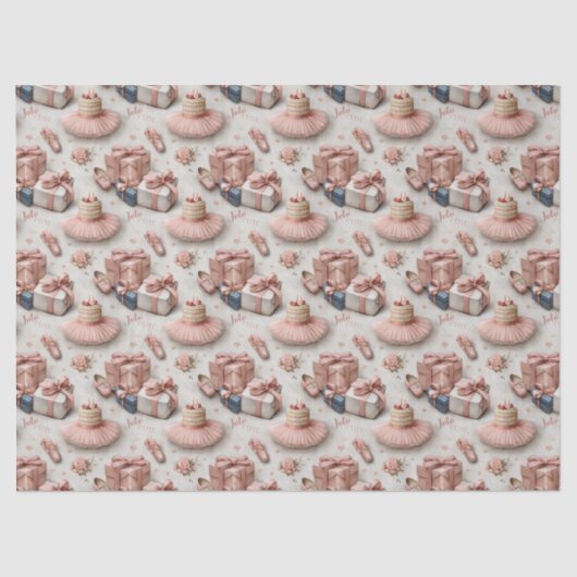 Little Dancer’s Tutu and Ballet Slipper  Tissuepapier (Voorkant)