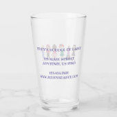 Little Dancers Ballet Tap Jazz Dance Studio School Glas (Achterkant)