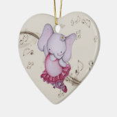 Little Dancing Ballerina Elephant Ornament (Links)