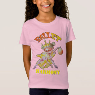 Little Dancing Basketbal Meisjes T-shirt