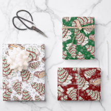 Little Debbie Kerstboom Snack Cakes Cadeaupapier