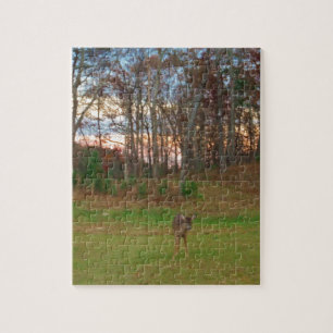 Little Deer &a Pink Sunset Legpuzzel