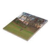 Little Deer &a Pink Sunset Tegeltje (Zijkant)