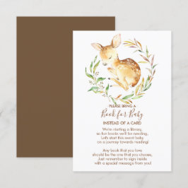 Little Deer Baby shower Boek voor Baby Kaart
