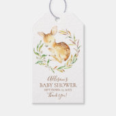 Little Deer Baby shower Favor Gift Label Cadeaulabel (Voorkant)