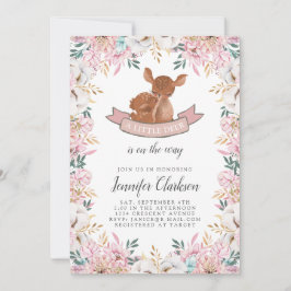 Little Deer Baby shower Kaart