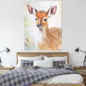 Little Deer Canvas (Insitu (Slaapkamer))