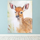 Little Deer Canvas Afdruk (Insitu (Houten vloer))