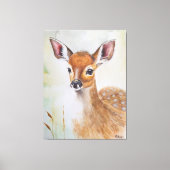 Little Deer Canvas Afdruk (Voorkant)