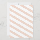 Little Deer eerste verjaardagsfeest uitnodiging (Achterkant)