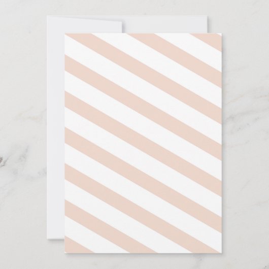 Little Deer eerste verjaardagsfeest uitnodiging (Achterkant)