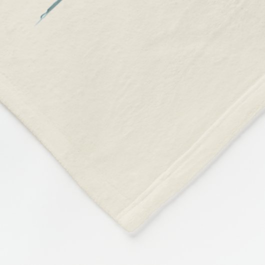 Little Deer gepersonaliseerd Fleece Deken (Hoek)