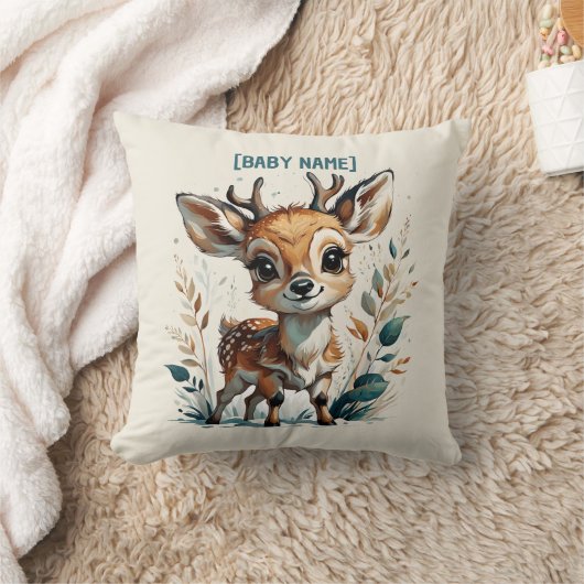 Little Deer gepersonaliseerd Kussen (Deken)