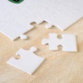 Little Deer met Santa "Merry & Bright" ontwerp Legpuzzel (Zijkant)