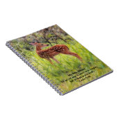 Little Deer Nature Art Bible Verse Prayer Journal Notitieboek (Rechterzijde)
