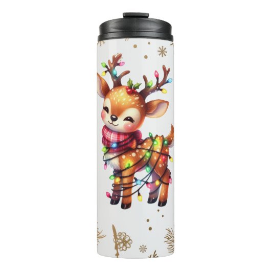 Little Deer - Vakantielichten Thermosbeker (Voorkant)