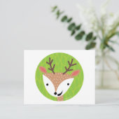 Little Deer - Woodland Friends Briefkaart (Staand voorkant)