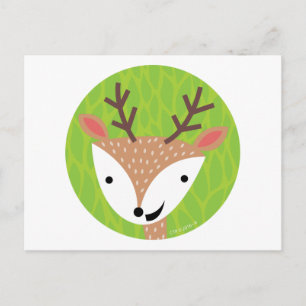 Little Deer - Woodland Friends Briefkaart