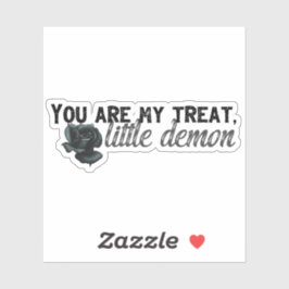 Little Demon Dark Romance Book Sticker